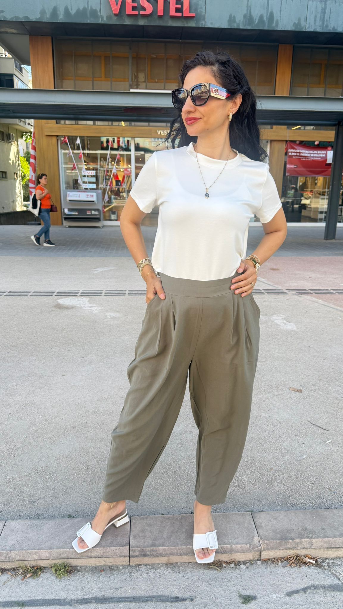 ŞALVAR PANTOLON YEŞİL