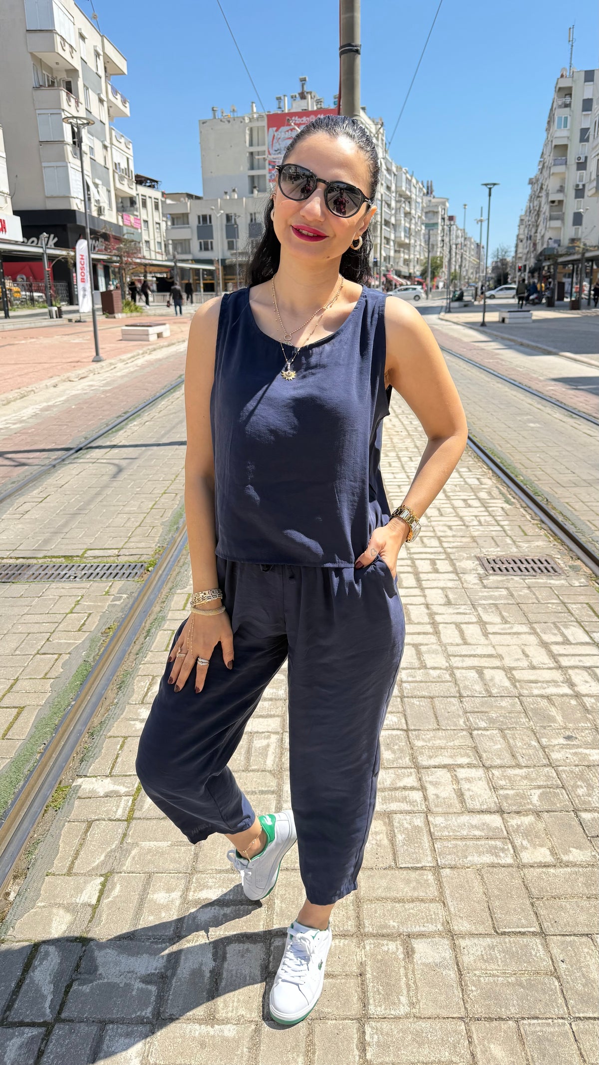 Tensel takım lacivert