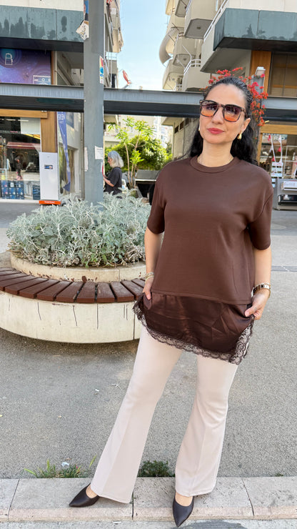 Dantelli Tşört