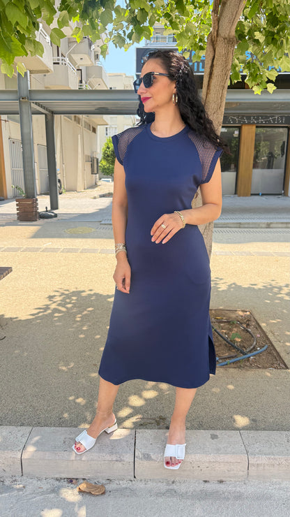 FİLE DETAYLI ELBİSE