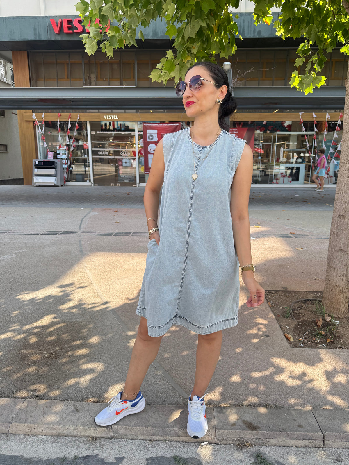 Kot elbise açıkrenk