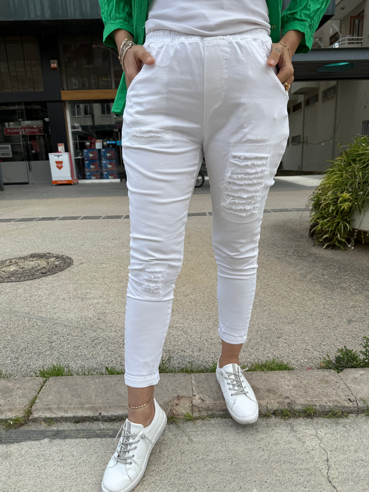 İTALYAN PANTOLON BEYAZ
