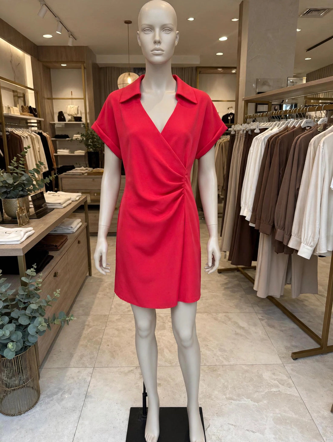 Nar çiçeği elbise